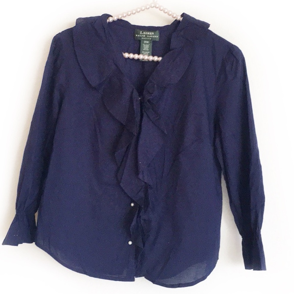 LAUREN Ralph Lauren ruffle top